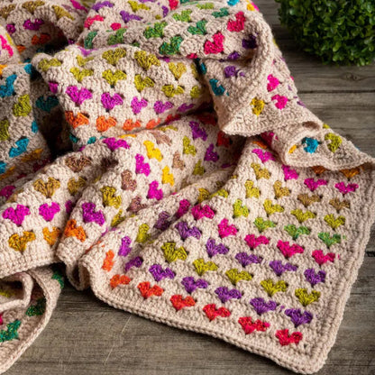 Crochet Heart Blanket