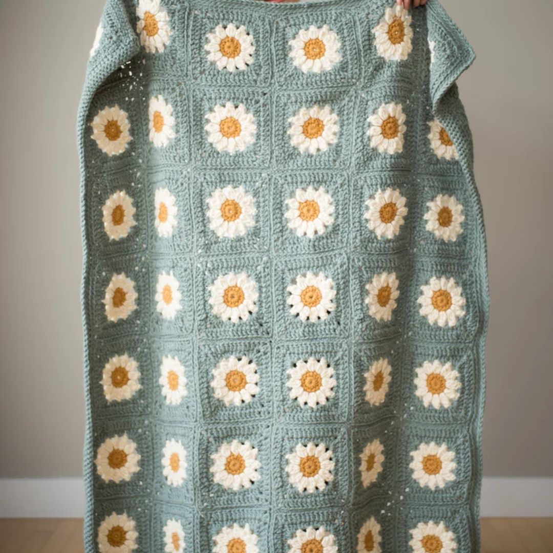 Cozy Daisy Blanket