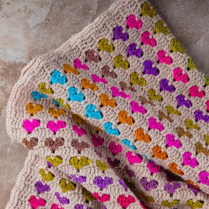 Crochet Heart Blanket