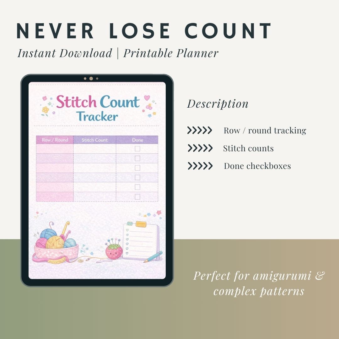 Crochet Project Planner