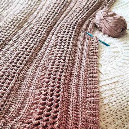 Zigzag Waffle Blanket