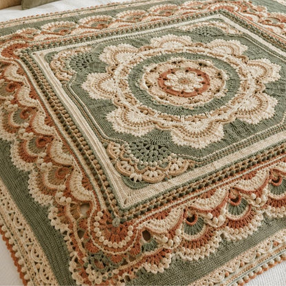 Blooming Mandala Blanket