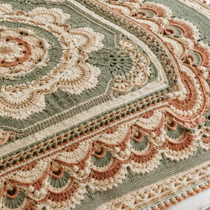 Blooming Mandala Blanket