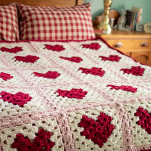Granny Heart Blanket