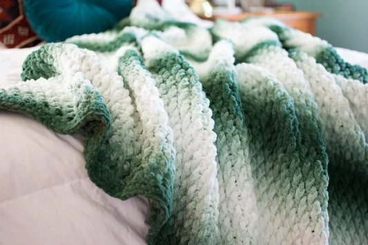 The Original Chunky Evergreen Throw